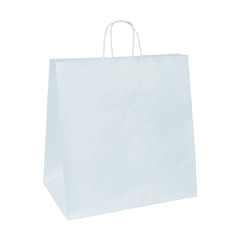Heavy Duty Twist Handle Bag  White (Any size)  - 250 Pack/carton