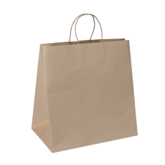 Jumbo Retails Paper Bag with Twist Handles 355mm(H) x 320mm(W) x 170mm (Bottom Gusset)  - 150 Pack/carton