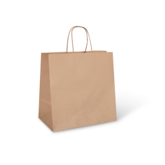 Large Retails Paper Bag with Twist Handles 310mm(H) x 320mm(W) x 170mm (Bottom Gusset)  - 250 Pack/carton