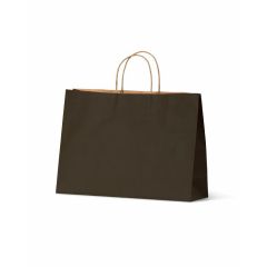 Paper Carry Bag Twist Handle Baby Boutique Black  - 150 Pack/carton